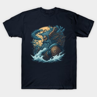 poseidon art T-Shirt